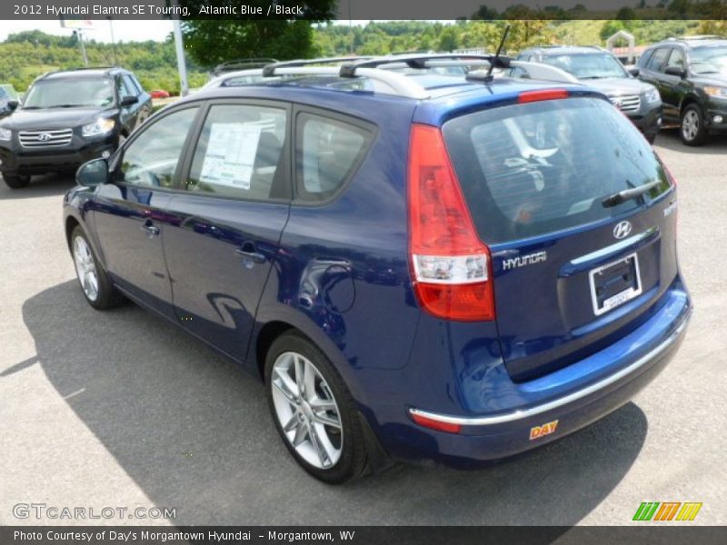 Atlantic Blue / Black 2012 Hyundai Elantra SE Touring