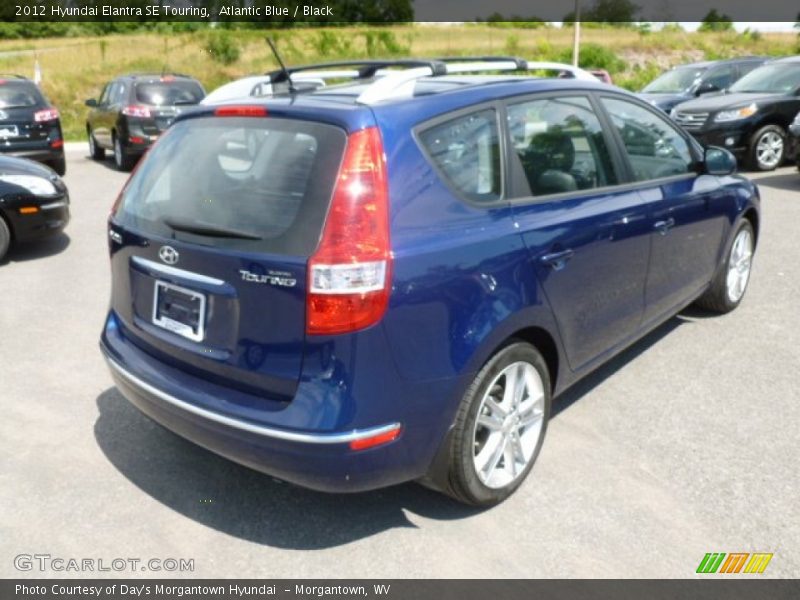 Atlantic Blue / Black 2012 Hyundai Elantra SE Touring