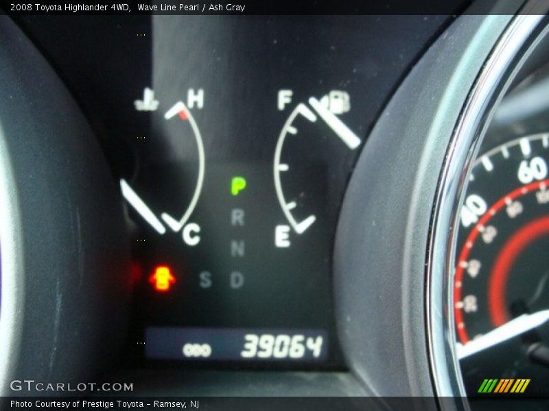 Wave Line Pearl / Ash Gray 2008 Toyota Highlander 4WD