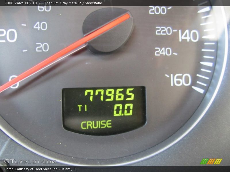 Titanium Gray Metallic / Sandstone 2008 Volvo XC90 3.2