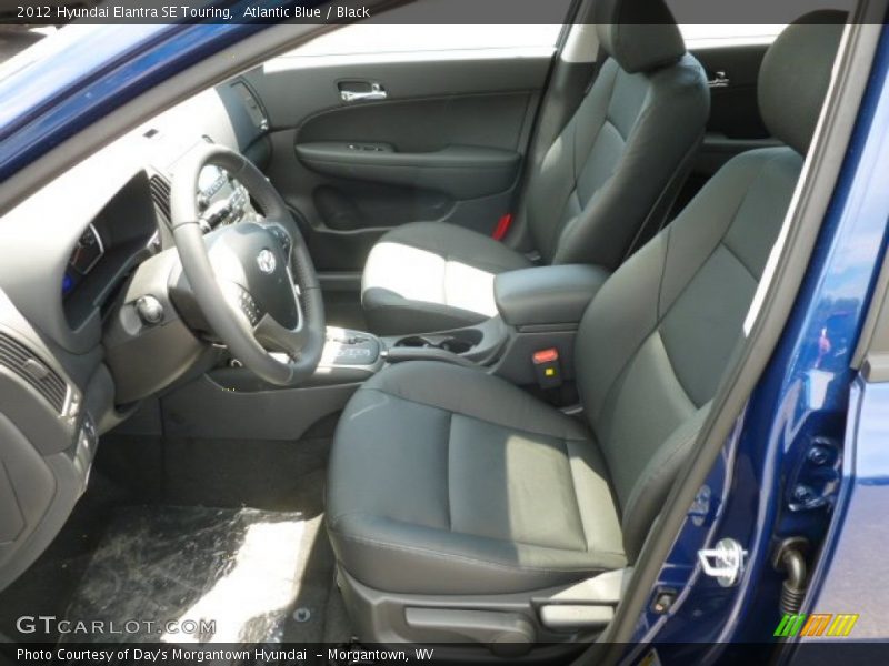 Atlantic Blue / Black 2012 Hyundai Elantra SE Touring