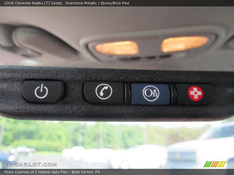 Silverstone Metallic / Ebony/Brick Red 2008 Chevrolet Malibu LTZ Sedan