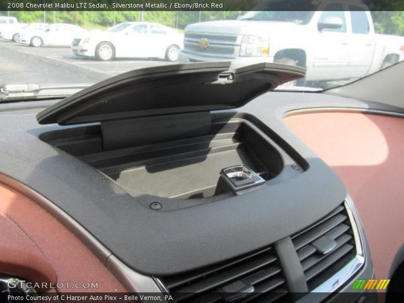 Silverstone Metallic / Ebony/Brick Red 2008 Chevrolet Malibu LTZ Sedan