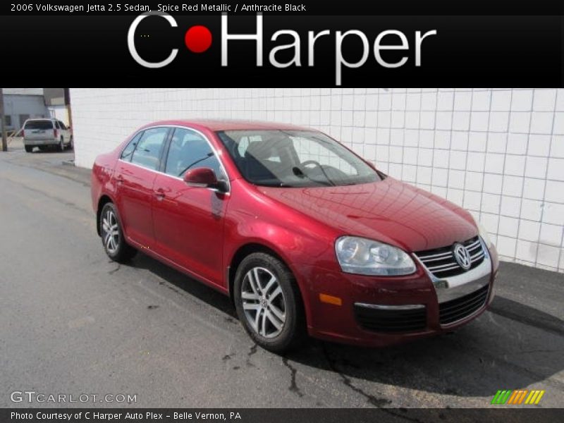 Spice Red Metallic / Anthracite Black 2006 Volkswagen Jetta 2.5 Sedan