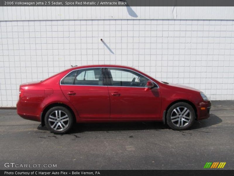 Spice Red Metallic / Anthracite Black 2006 Volkswagen Jetta 2.5 Sedan