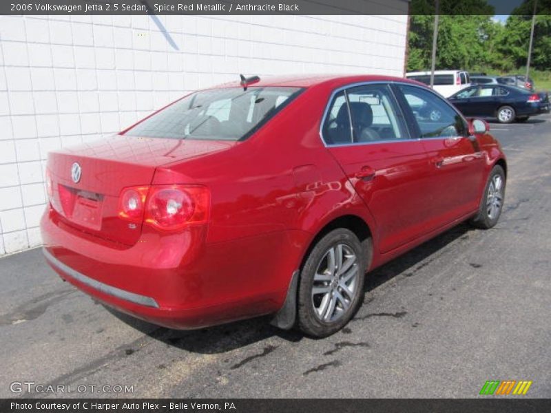 Spice Red Metallic / Anthracite Black 2006 Volkswagen Jetta 2.5 Sedan