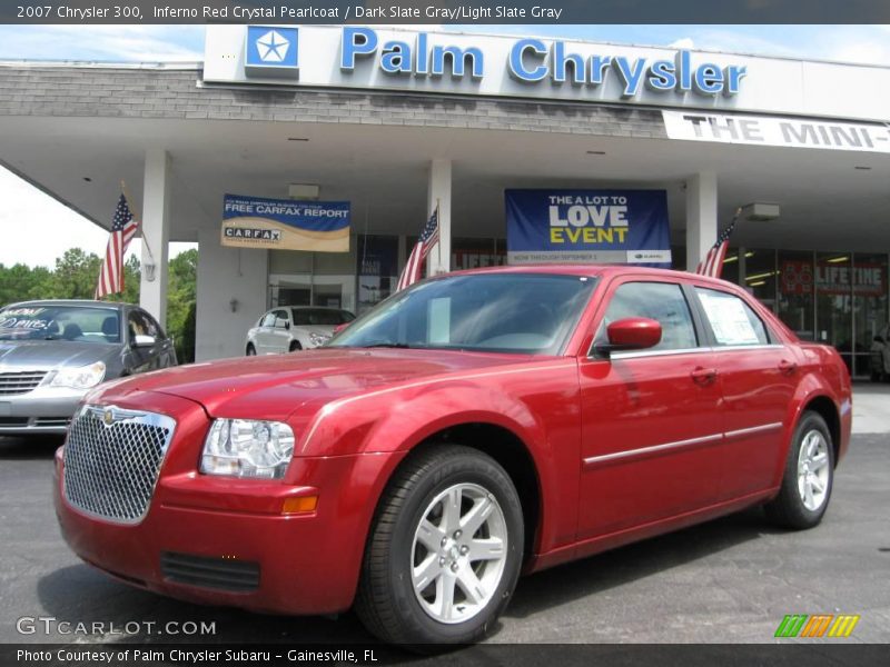 Inferno Red Crystal Pearlcoat / Dark Slate Gray/Light Slate Gray 2007 Chrysler 300