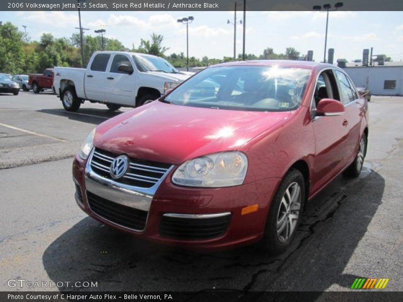 Spice Red Metallic / Anthracite Black 2006 Volkswagen Jetta 2.5 Sedan