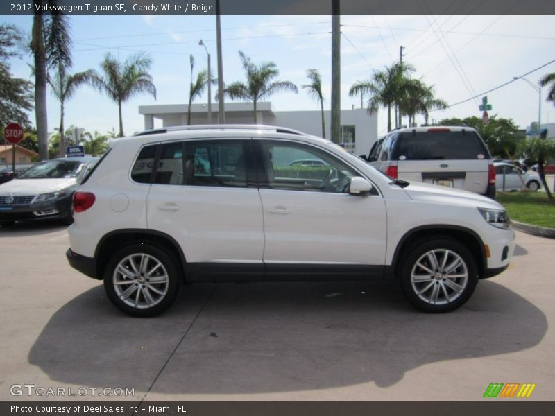 Candy White / Beige 2012 Volkswagen Tiguan SE