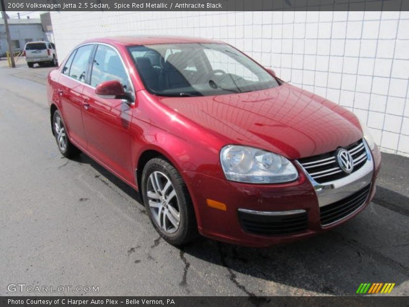 Spice Red Metallic / Anthracite Black 2006 Volkswagen Jetta 2.5 Sedan