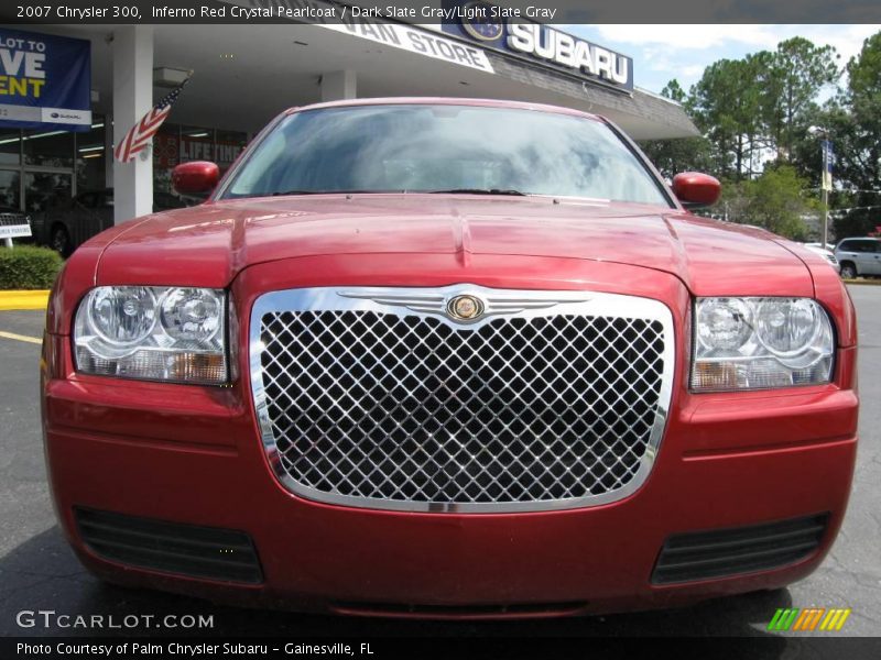 Inferno Red Crystal Pearlcoat / Dark Slate Gray/Light Slate Gray 2007 Chrysler 300
