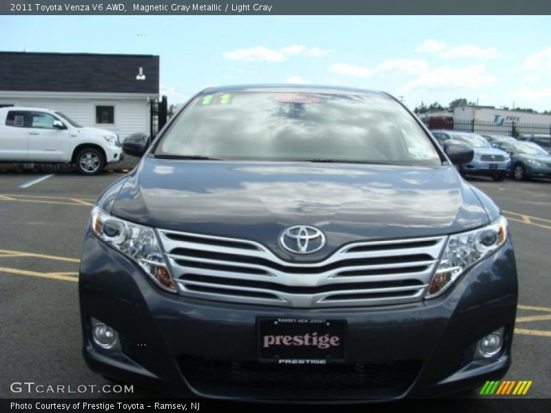 Magnetic Gray Metallic / Light Gray 2011 Toyota Venza V6 AWD