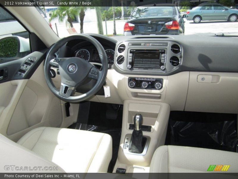 Candy White / Beige 2012 Volkswagen Tiguan SE