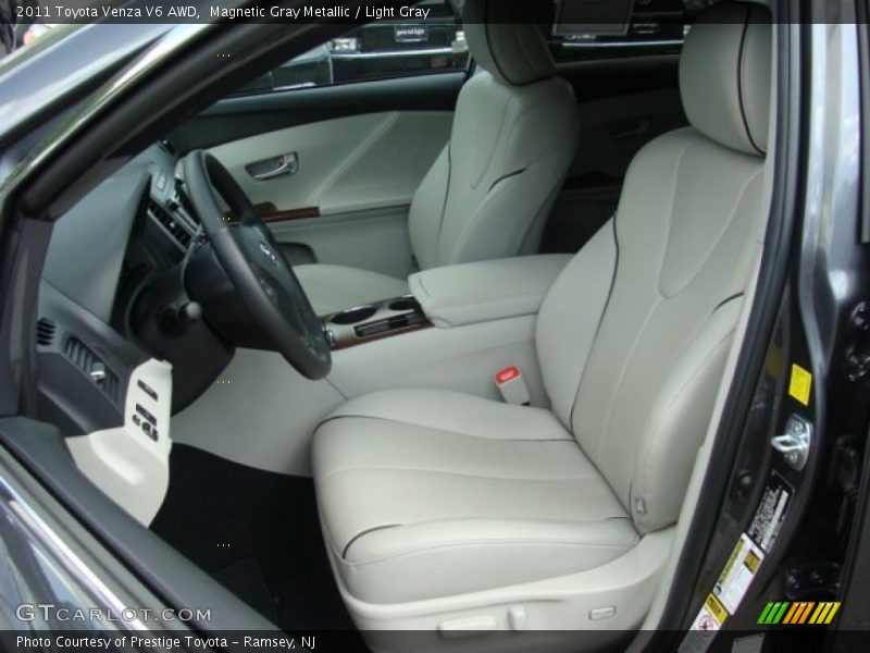 Magnetic Gray Metallic / Light Gray 2011 Toyota Venza V6 AWD