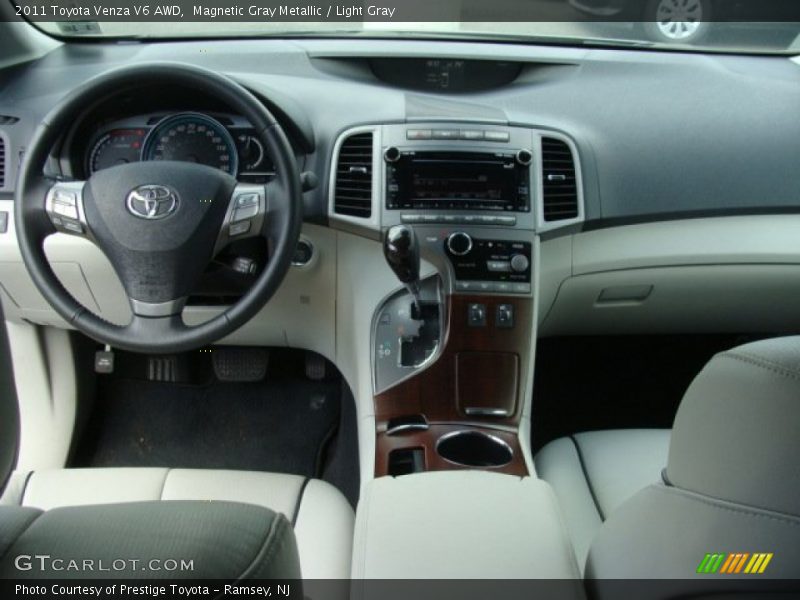 Magnetic Gray Metallic / Light Gray 2011 Toyota Venza V6 AWD