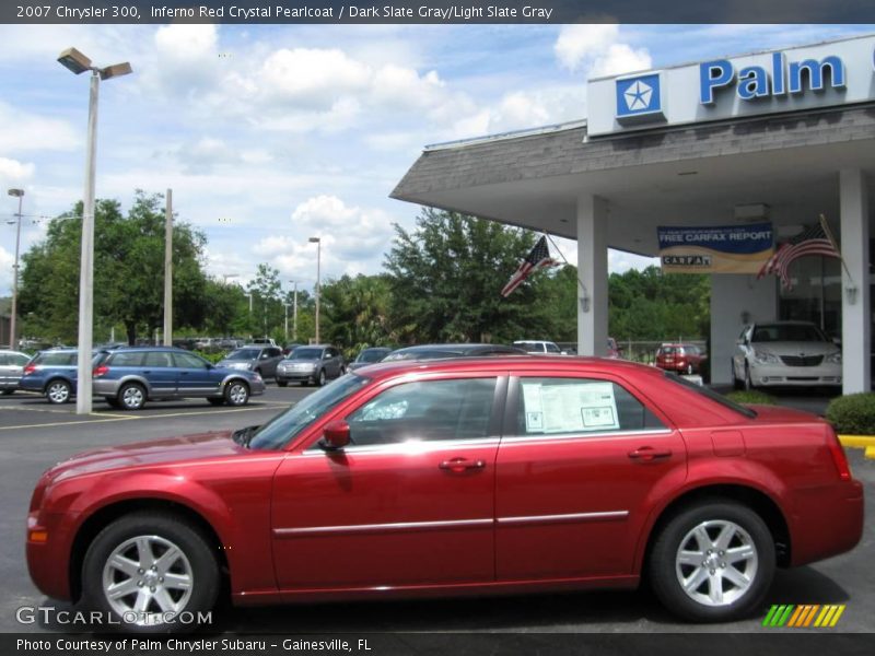 Inferno Red Crystal Pearlcoat / Dark Slate Gray/Light Slate Gray 2007 Chrysler 300