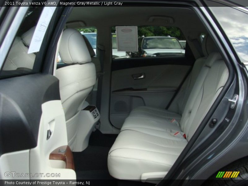 Magnetic Gray Metallic / Light Gray 2011 Toyota Venza V6 AWD