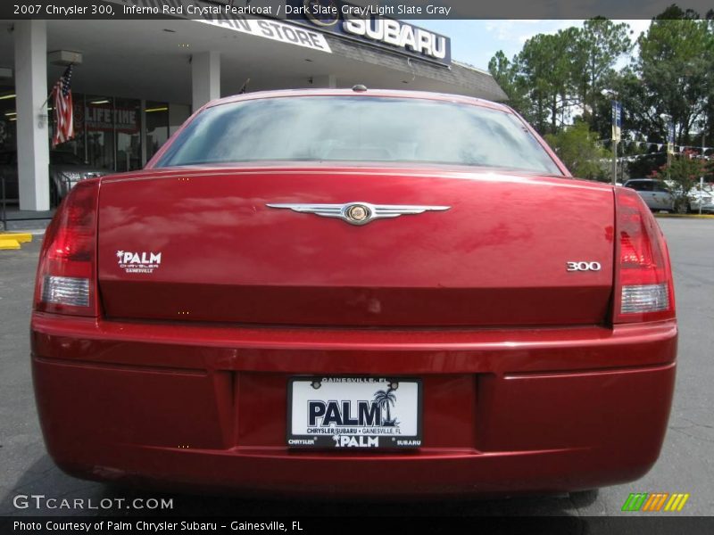 Inferno Red Crystal Pearlcoat / Dark Slate Gray/Light Slate Gray 2007 Chrysler 300