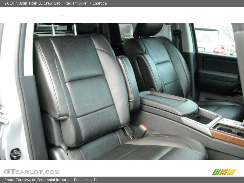 Radiant Silver / Charcoal 2010 Nissan Titan LE Crew Cab