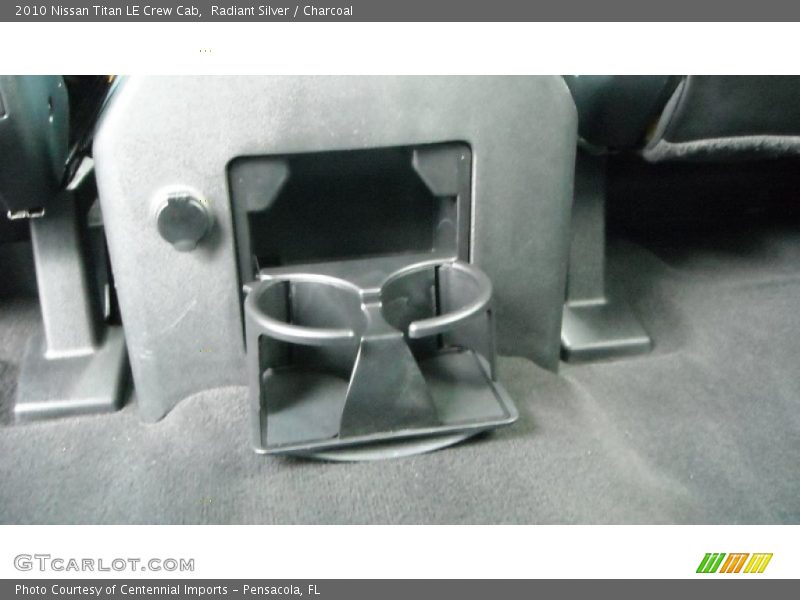 Radiant Silver / Charcoal 2010 Nissan Titan LE Crew Cab