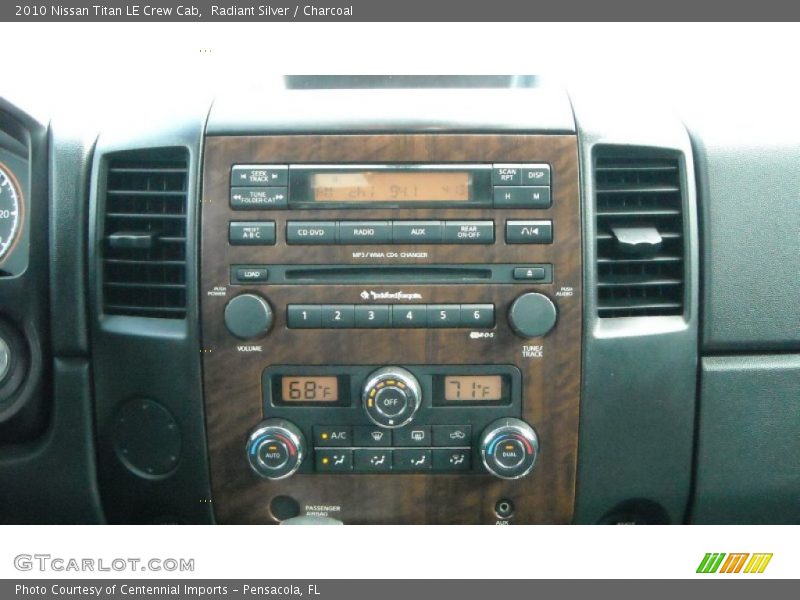 Radiant Silver / Charcoal 2010 Nissan Titan LE Crew Cab