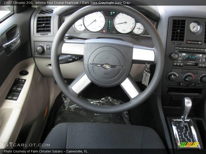 Inferno Red Crystal Pearlcoat / Dark Slate Gray/Light Slate Gray 2007 Chrysler 300