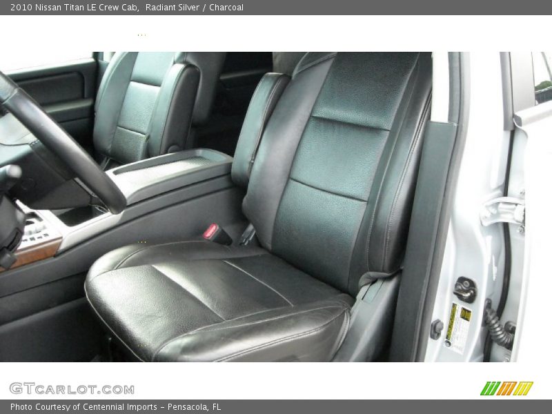 Radiant Silver / Charcoal 2010 Nissan Titan LE Crew Cab