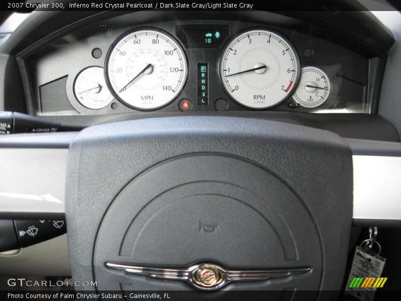 Inferno Red Crystal Pearlcoat / Dark Slate Gray/Light Slate Gray 2007 Chrysler 300
