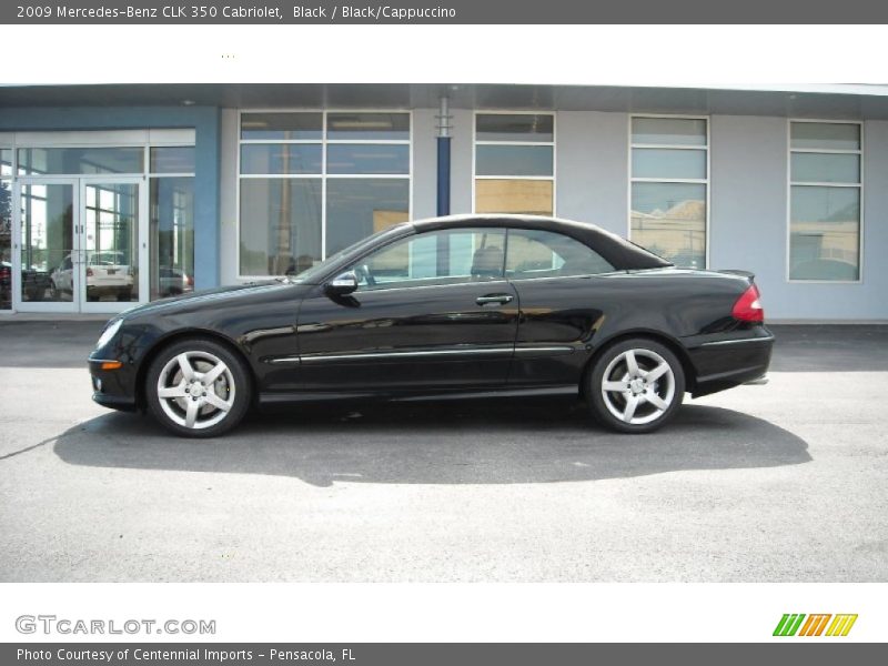 Black / Black/Cappuccino 2009 Mercedes-Benz CLK 350 Cabriolet