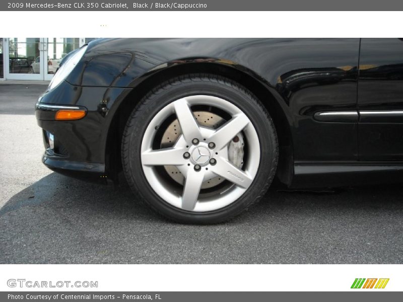 Black / Black/Cappuccino 2009 Mercedes-Benz CLK 350 Cabriolet
