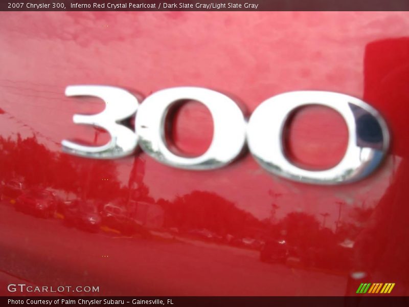 Inferno Red Crystal Pearlcoat / Dark Slate Gray/Light Slate Gray 2007 Chrysler 300
