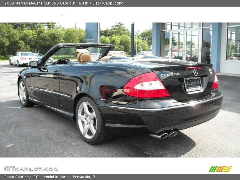 Black / Black/Cappuccino 2009 Mercedes-Benz CLK 350 Cabriolet