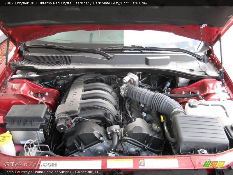 Inferno Red Crystal Pearlcoat / Dark Slate Gray/Light Slate Gray 2007 Chrysler 300