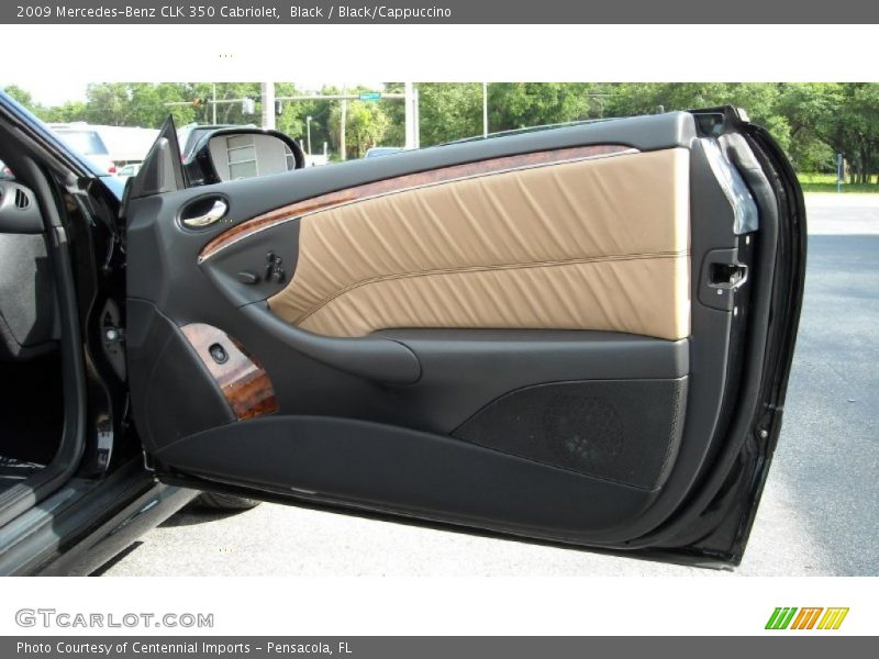 Black / Black/Cappuccino 2009 Mercedes-Benz CLK 350 Cabriolet