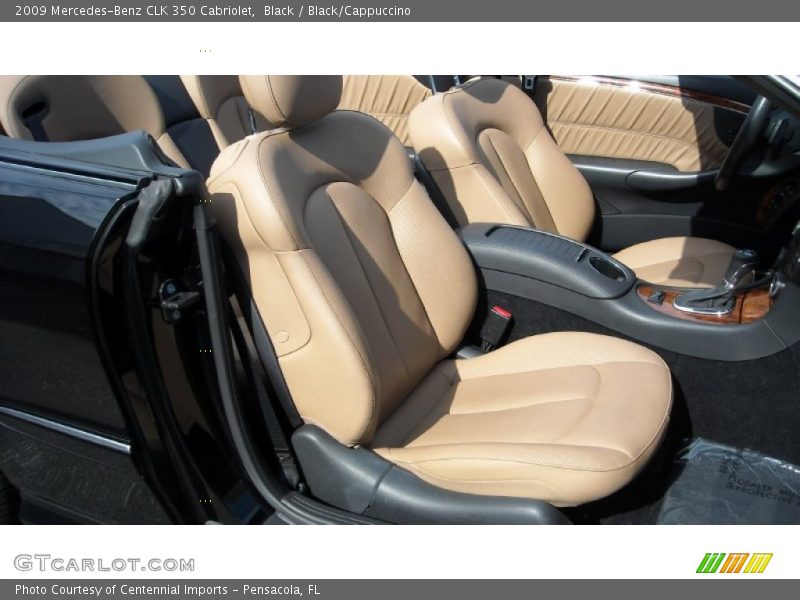 Black / Black/Cappuccino 2009 Mercedes-Benz CLK 350 Cabriolet