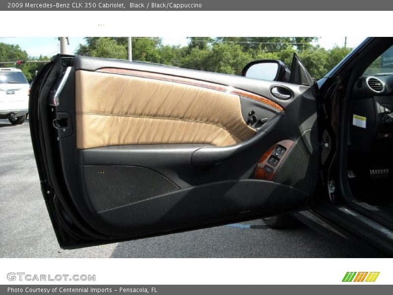Black / Black/Cappuccino 2009 Mercedes-Benz CLK 350 Cabriolet