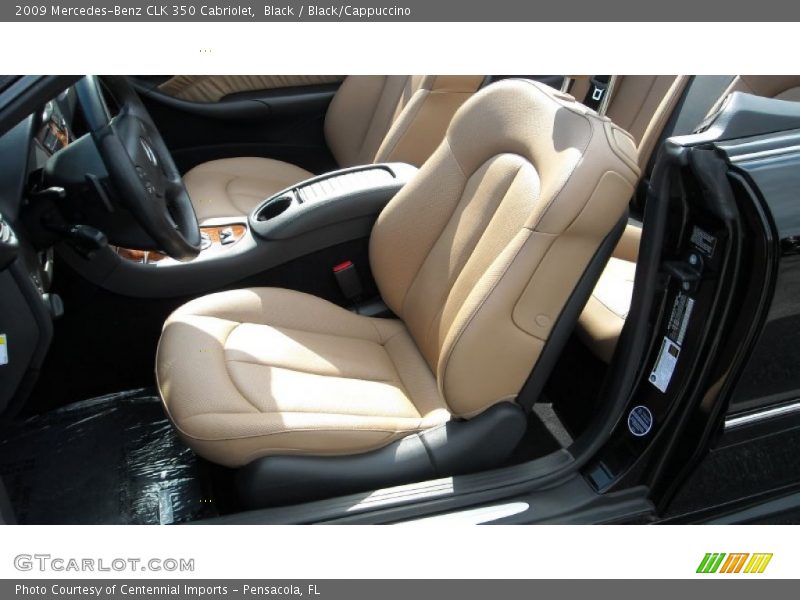 Black / Black/Cappuccino 2009 Mercedes-Benz CLK 350 Cabriolet