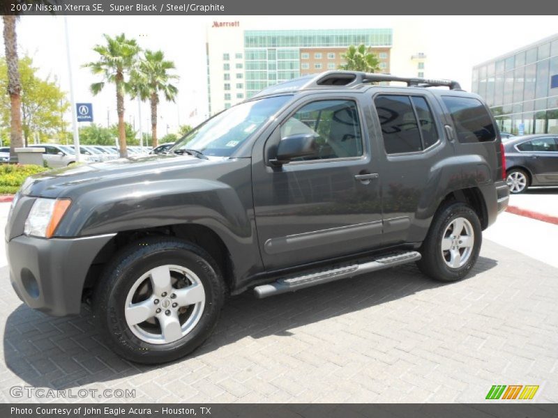 Super Black / Steel/Graphite 2007 Nissan Xterra SE