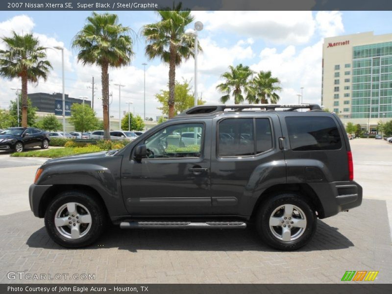 Super Black / Steel/Graphite 2007 Nissan Xterra SE
