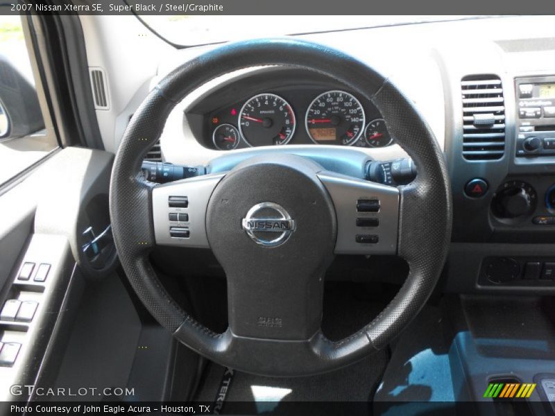 Super Black / Steel/Graphite 2007 Nissan Xterra SE