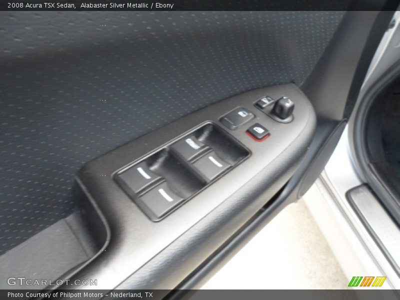 Alabaster Silver Metallic / Ebony 2008 Acura TSX Sedan