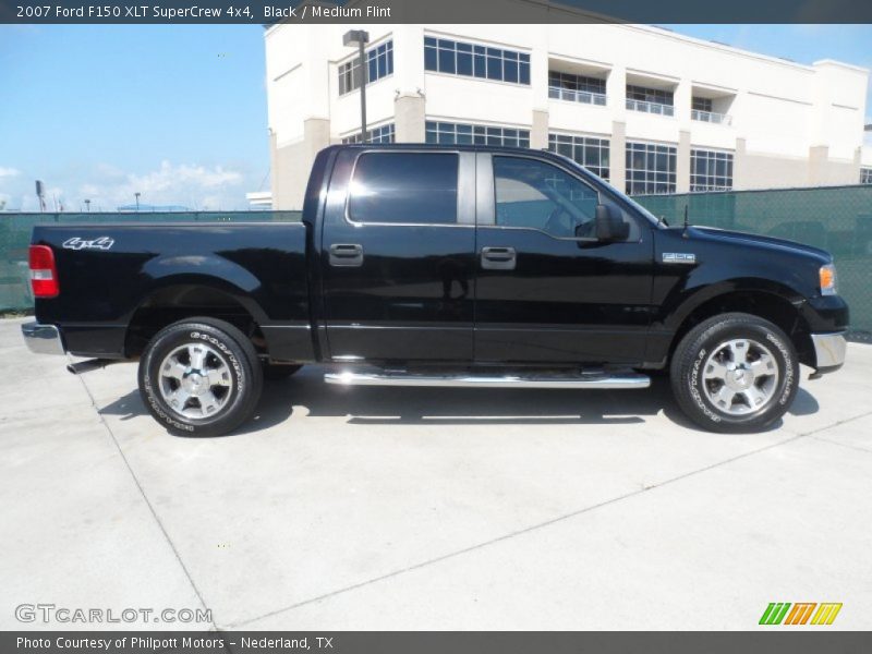 Black / Medium Flint 2007 Ford F150 XLT SuperCrew 4x4