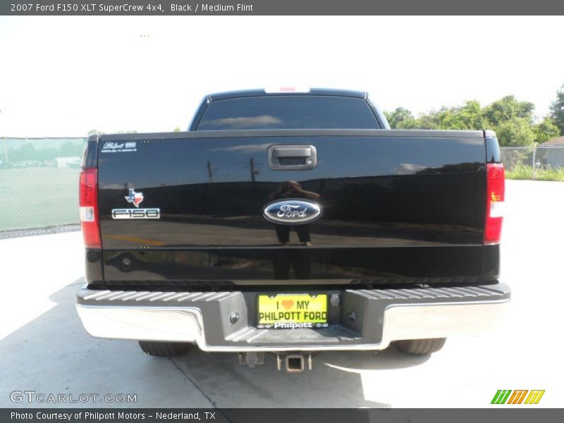 Black / Medium Flint 2007 Ford F150 XLT SuperCrew 4x4