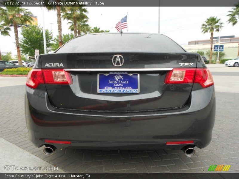 Graphite Luster Metallic / Taupe 2012 Acura TSX Sedan
