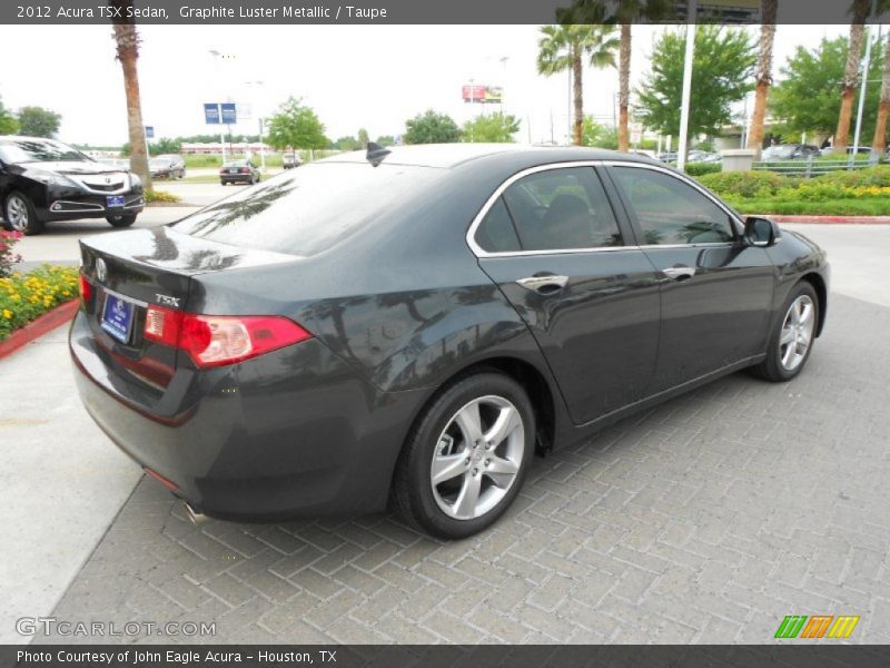 Graphite Luster Metallic / Taupe 2012 Acura TSX Sedan