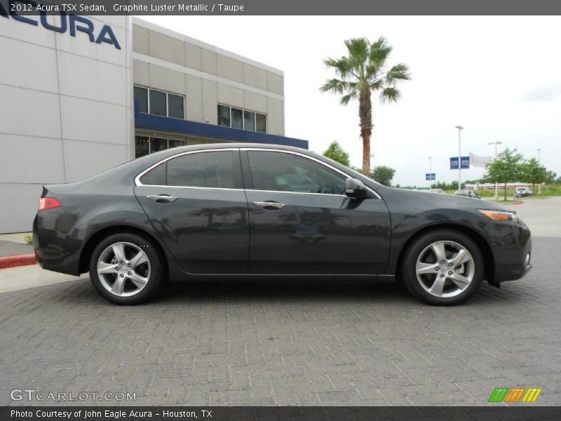 Graphite Luster Metallic / Taupe 2012 Acura TSX Sedan