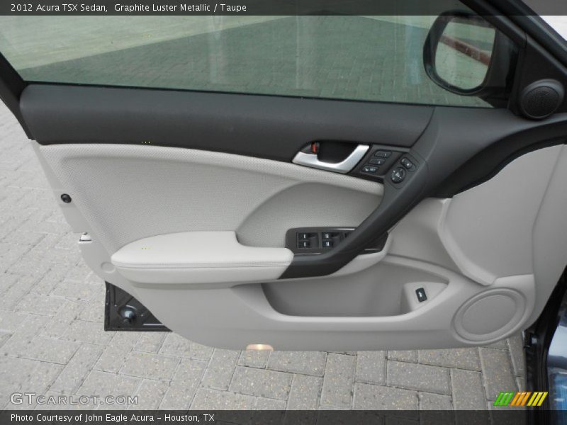 Graphite Luster Metallic / Taupe 2012 Acura TSX Sedan