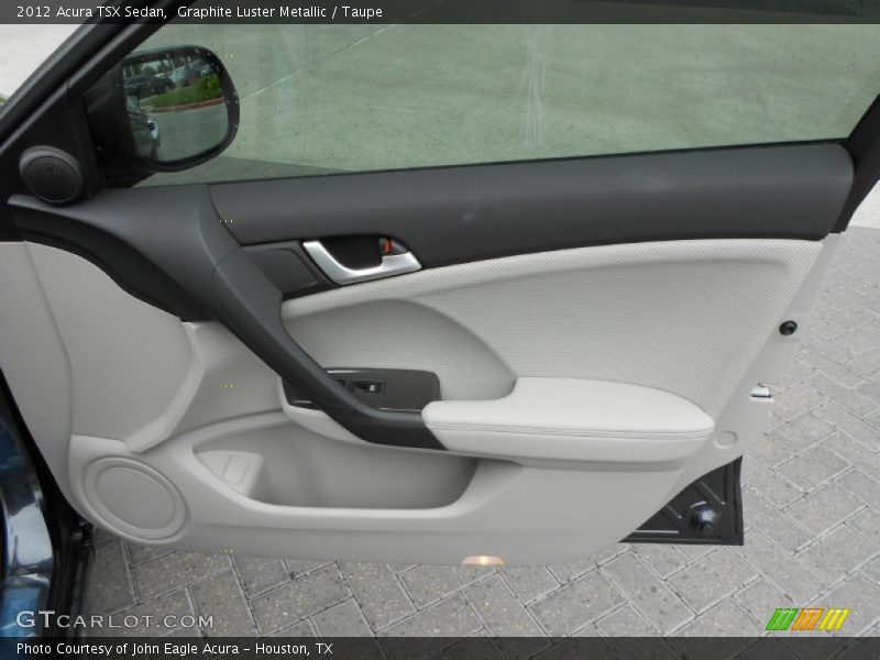 Graphite Luster Metallic / Taupe 2012 Acura TSX Sedan