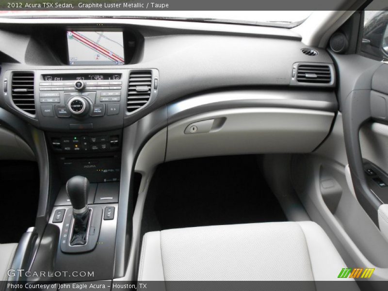 Graphite Luster Metallic / Taupe 2012 Acura TSX Sedan