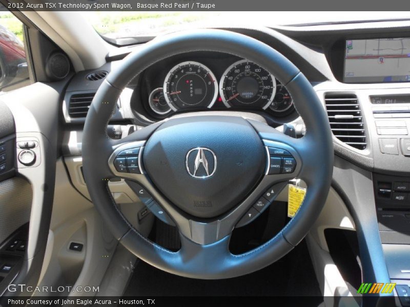  2012 TSX Technology Sport Wagon Steering Wheel